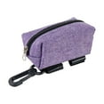 thumbnail image 2 of Soporte para Bolsa de Basura para Perros, Bolsa de Basura de Viaje, Bolsas de Basura, Estuche, Bolsa de Recogida, Dispensador de Bolsas para Excrement Cremallera simple violeta, 2 of 10