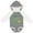 Granite & White w Ears, variant on Inktastic My Nani Loves Me Grandson Dinosaur Boys Long Sleeve Baby Bodysuit