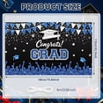 thumbnail image 2 of Gold Stars Graduation Banner Graduation Cap Class of 2026 Backdrop Diploma Black Tassel Grad Party Background for Graduation Party Class of 2026 Celebration Commencement Ceremony, 2 of 9