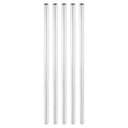 thumbnail image 1 of Unique Bargains Écrou d'Accouplement Rond M4x0,7 Mm 140mm Fileté Connecteur Tige Tige Tube Goujon 5 Pack, 1 of 4