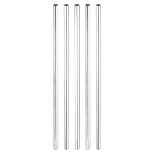 Unique Bargains Écrou d'Accouplement Rond M4x0,7 Mm 140mm Fileté Connecteur Tige Tige Tube Goujon 5 Pack