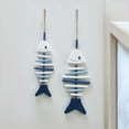 thumbnail image 3 of Fish Wind Chimes,Wood Fish Bone Witchs Bells,Fish Windchime Outdoor Hanging Decors, 3 of 10