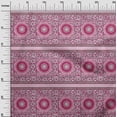 thumbnail image 2 of oneOone Polyester Lycra Fabric Leaves & Floral Block Print Fabric BTY 56 Inch Wide, 2 of 4