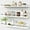 White & Grey, variant on 24 Inch Bathroom Floating Shelves for Wall Set of 3, Gold Bathroom Shelves Over Toilet Wall Mounted with Rail, Decorative Hanging Shelf for Bedroom Office Living Room Decor (White and Gold)
