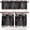 Black, variant on Christmas Kitchen Curtains and Valances Set, Rod Pocket Curtains Tier Farmhouse Window Curtains 24 Inch Length, Red Winter Pine Tree Silver Leaves Snowflake 3 Piece Kitchen Curtains Set