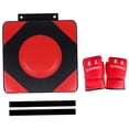 thumbnail image 3 of Almohadilla de boxeo para pared, saco de boxeo, almohadilla de perforación de pared para entrenamiento y Fitness Guantes Adulto L Rojo, 3 of 8