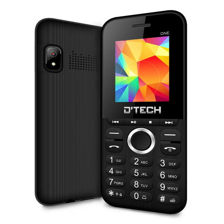 New D'Tech One - GSM Factory Unlocked Basic Feature Phone - Radio - Dual SIM - Music Player - Torch Light - VGA Camera