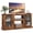 Rustic Brown, variant on GALAXHERO TV Stand for 65 inch TV Media Console Cabinet with Storage and Open Shelves Entertainment Center for Living Room, Bedroom Black