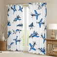thumbnail image 2 of Manfei Kids Blue Aircraft Black Out Curtains, Cartoon Airplane Curtains Pack of 2 (42x63 Each), Plane Themed Bedroom Curtains, Luxury Room Decor, 2 of 5