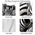 thumbnail image 4 of luoweisi Men's Beach Shorts Quick Dry Swim Trunks with Mesh Lining Zebra XL, 4 of 5
