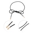 thumbnail image 4 of Unique Bargains Buckle Leather Cord Adjustable Waist Cord Black, 4 of 5