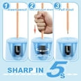 thumbnail image 4 of Tignapoo Automatic Electric Pencil Sharpener with Dual Power Options (Battery & USB), Blue, Compact Design for Efficient Sharpening, 4 of 6