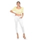 thumbnail image 4 of Crop top con moño en espalda Roman Fahion /Juvenil, 0680 (Amarillo) amarillo M, 4 of 4