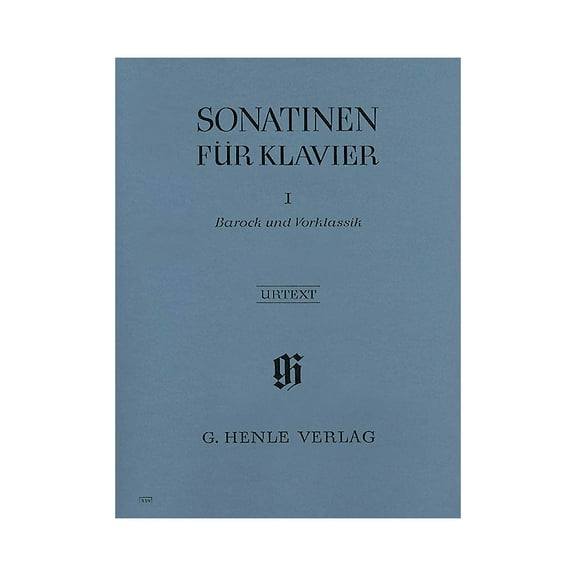 G. Henle Verlag Sonatinas for Piano - Volume I: Baroque to Pre-Classic Henle Music Folios Series Softcover