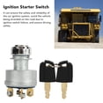 thumbnail image 4 of Ignition Starter Switch, Sensitive 9G7641 Perfect Fit Fast Response Easy To Install Ignition Start Switch with 2 Keys for Excavator, 4 of 7