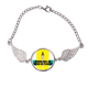 thumbnail image 1 of ¡Mundo   se   ir   donde   que   plazca! Pulsera pulsera pulsera alas de ángel pulsera, 1 of 3