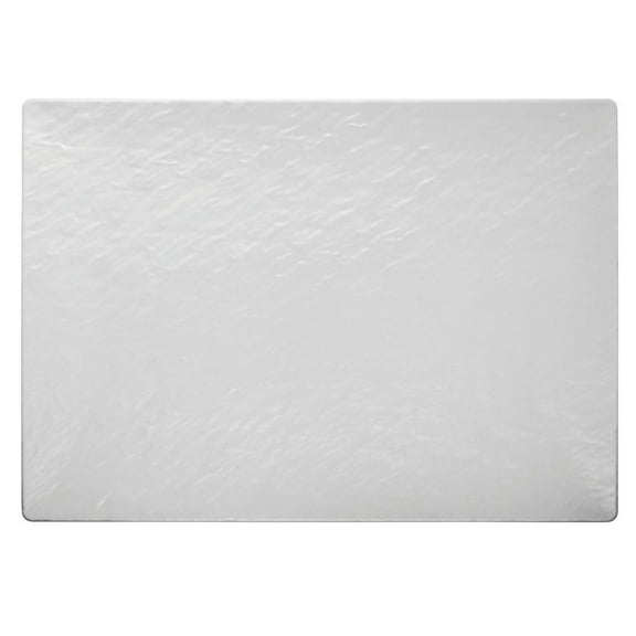 HUBERT® Serving Tray White Textured Melamine - 21" L x 15" W