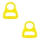 thumbnail image 1 of Billuyoard Botella de agua Llevar elevador Accesorio Hogar Simple Asa de transporte engrosada Manijas de elevación Accesorios Amarillo Amarillo 2piezas, 1 of 6