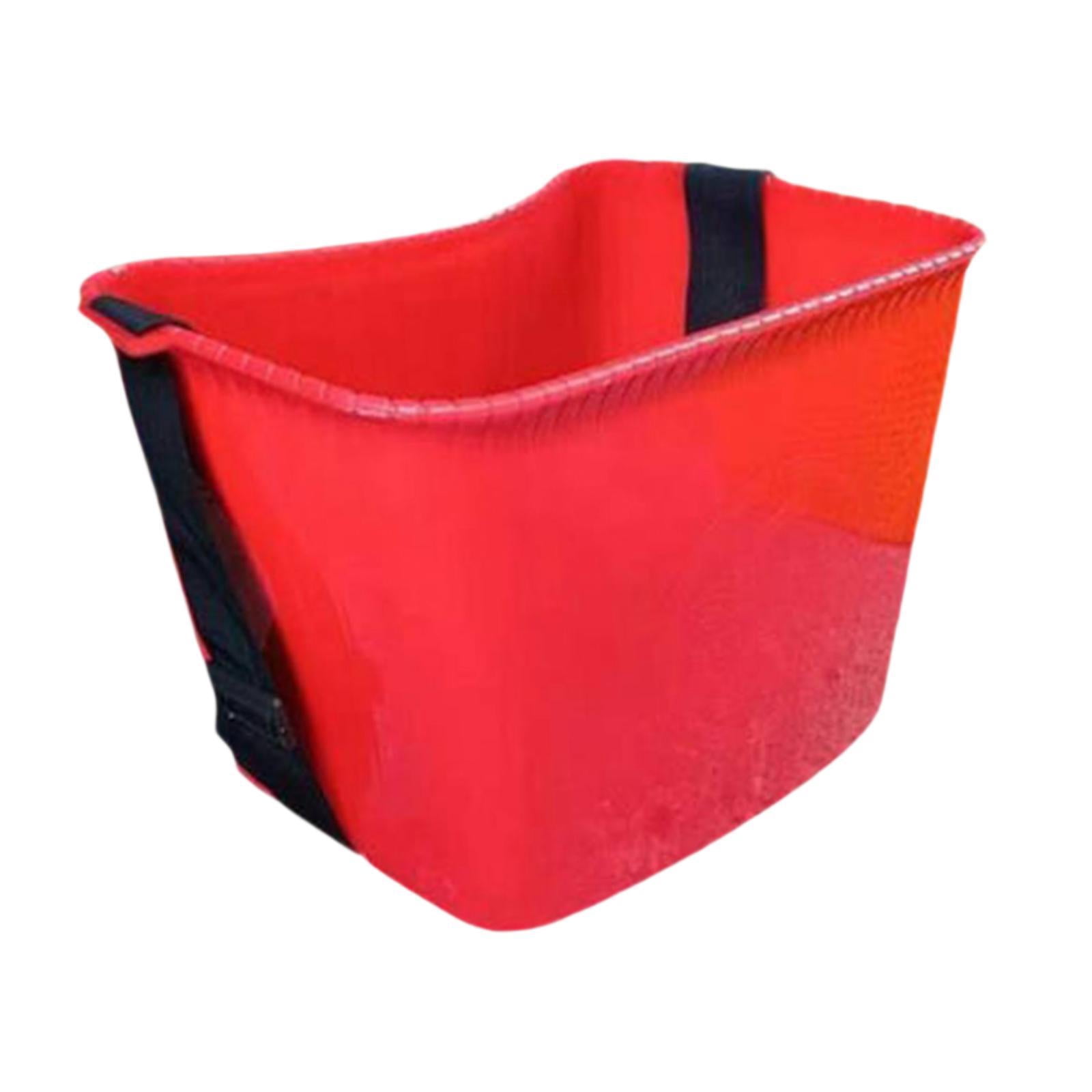 WLPZXP Fruit Picking Basket Organizer Holder Multifunctional Lightweight Practical with Red