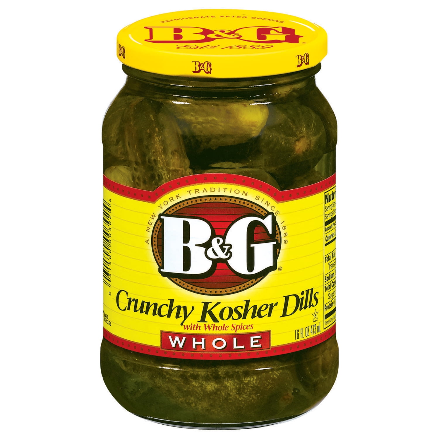 B&G Kosher Dill Pickles, 16 Fl Oz