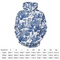 thumbnail image 2 of Blue Willow Chinoiserie Blue And White Porcelain Inspiration 3D Print Hoodie Men Women Autumn Thin Pullover Sweatshirt Vintage Streetwear Tops, 2 of 6