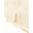 thumbnail image 5 of INSPIRE CHIC Women's Sheer Textured Crop Bolero Shrug Lightweight Long Sleeve Open Front Cardigan Beige XL, 5 of 6