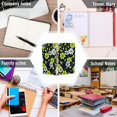 thumbnail image 6 of FORMRS 1-Subject Spiral Notebook 8" x 5" College Ruled 60 Refillable Sheet A5 Hard Cover, 2 Pack, White Flower Pattern, 6 of 7