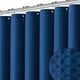 thumbnail image 1 of Cortina de ducha PANGSINNE Classic Blue Waffle texturizada 256 g/m², 1 of 6