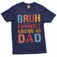 thumbnail image 5 of Men's Funny Father's day Bruh formerly known as dad T-shirt Christmas Fathers day tee for him (Small Grey), 5 of 7