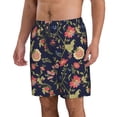 thumbnail image 2 of Pofeuu Flower Prin Men's Swim Trunks Quick Dry Bathing Suit Swimming Board Shorts Mesh Lining Beach Swimwear-Large, 2 of 6