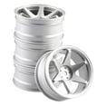 thumbnail image 4 of 4 Pieces RC Car Metal Wheel Hub Rim 5.2cm 1:10 Scale RC Touring Argent, 4 of 8