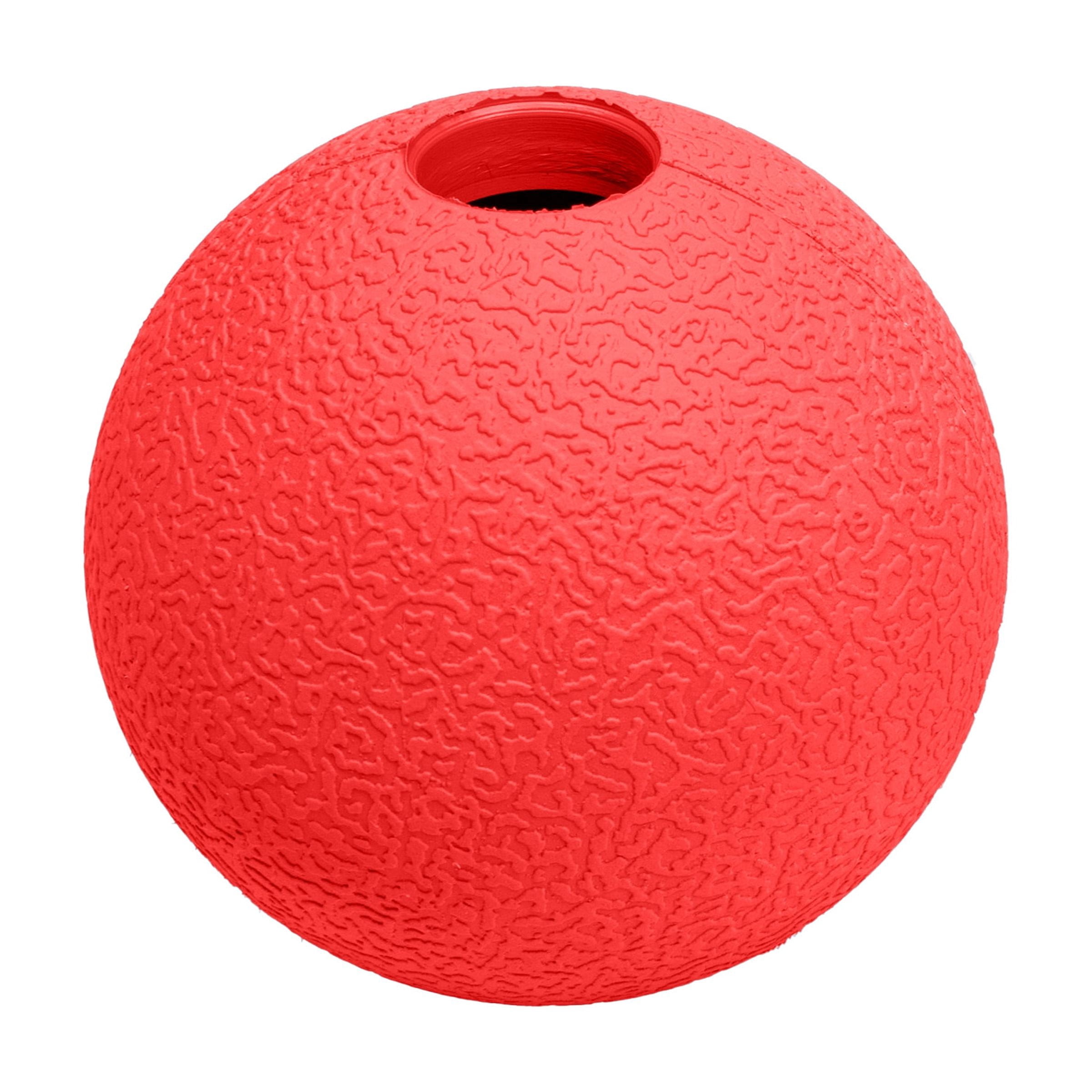 Vibrant Life Durable Rubber Dog Fetch Ball, Red, Small, Chew Level 3, 1 Count