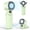 Mint Green, variant on Easyriver Portable Handheld Turbo Fan with Ice Cooler, 5 Gear Wind, Up to 12 Working Hours, 3 IN 1 Rechargeable Personal Cooling Fan with LED Display for Outdoor, Travel, Beach (Mint Green)