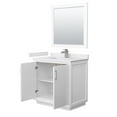 thumbnail image 3 of Wyndham Collection Wcf414136s-Vca-Unsm34 Strada 36" Free Standing Single Basin Vanity Set, 3 of 7