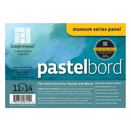 UPC: 0707310061140 | Ampersand Art Pastelbord  11  x 14   White
