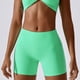 thumbnail image 4 of Pantalones cortos informales para mujer, pantalones deportivos ligeros para levantamiento de cadera, elásticos para deportes de gimnasio Hugtrwg Para estrenar, 4 of 8