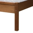 thumbnail image 6 of Baxton Studio Blossom Classic and Traditional Ash Walnut Finished Wood and Rattan King Size Platform Bed, 6 of 10