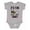 AC-Heather Grey, variant on Babys First Birthday Bee One Year Old Girls Baby Bodysuit