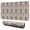 Boho Brown Damask, variant on Long Mouse Pads for Desk,Brown Geometric Triangle Diamond Pattern Desk Mats on Top Of Desks, Desk Mouse Pad Extra Large with 3mm Non-Slip Base and Stitched Edge for Gaming,Office,Work,Home 31.5"x11.8"