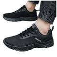 thumbnail image 3 of HCNTES Mens Running Shoes Fashion Sneakers Tennis Walking Shoes Lightweight Athletic Gym Workout Shoes（Black,41), 3 of 7