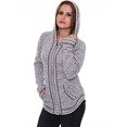 thumbnail image 2 of Gamboa Cardigan en Véritable Alpaga pour Femmes Chandails d'Été Légers Gris, 2 of 4