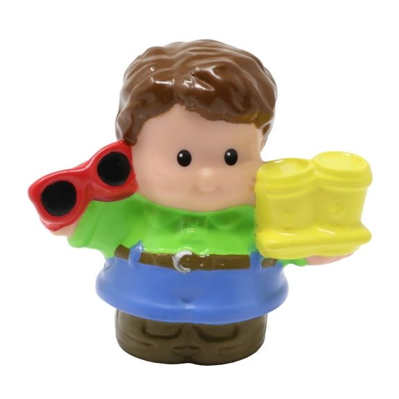 Replacement Part for Fisher-Price Little People Collectible Happy Sounds Home Dollhouse Playset - P3329 - Replacement Dad Figure - Carrying Coffee and Sunglasses