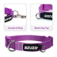 azuza Dog Collar and Leash Set Nylon Collar Leash for Small Medium and