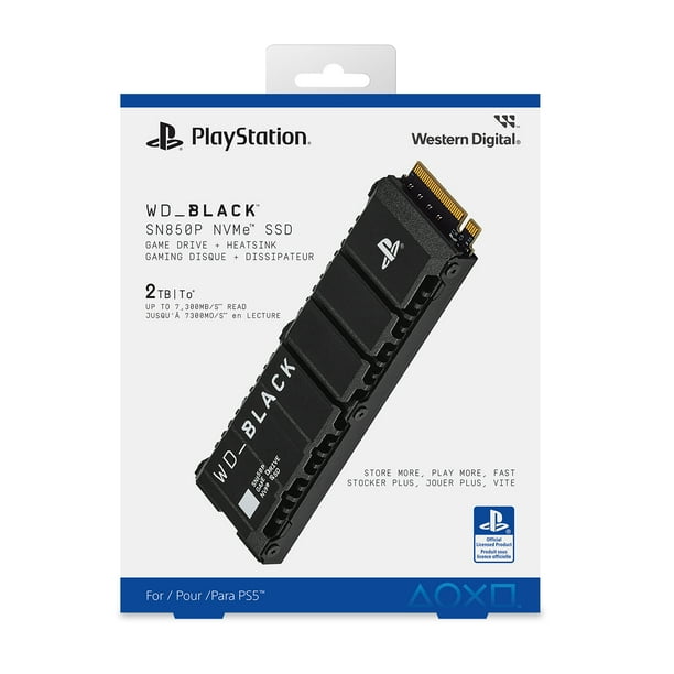 WD_Black 2TB SN850P NVMe Internal Hard Drive for PlayStation PS5 WD_Black 2TB SN850P NVMe Internal Hard Drive for PlayStation PS5