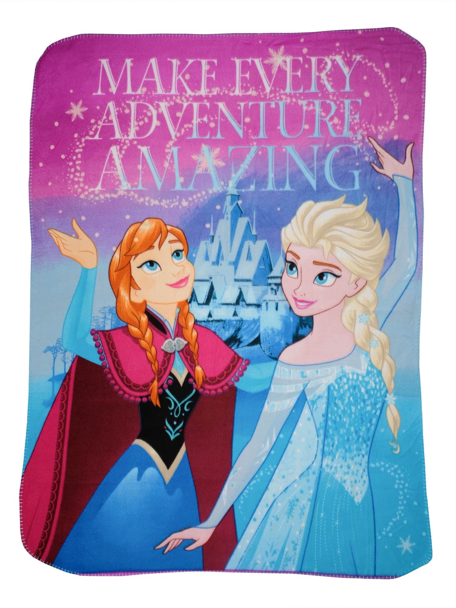 Disney Girls Frozen Throw Blanket 45" x 60" Anna Elsa Every Adventure