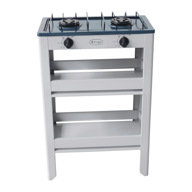 Parrilla Estufa Gas Anaquel 2 Quemadores P-906 Fraga azul 1 Fraga P906
