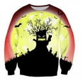 thumbnail image 1 of VBARHMQRT Zip up Hoodie Funny Crew Neck Sweatshirt 3D Print Men's Long Sleeve Sweatshirt, 1 of 2
