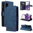 thumbnail image 1 of Case for Samsung Galaxy S20 Plus 5G Cover Zipper Pocket Wallet Case Magnetic Protective - Blue, 1 of 5