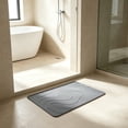 thumbnail image 5 of BSMAT Stone Bath Mat Diatomaceous Earth Shower Mat, 24"x16" Extra Thick Ultra Soft Bath Mat, Non-Slip Super Absorbent Diatomite Stone Mats for Bathroom Floor, Quick-Drying Easy to Clean(Dark Gray), 5 of 6
