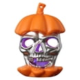 thumbnail image 1 of 2pcs Halloween Candle Lamp Colorful LED Pumpkin Head Night Light Hanging For Party Outdoor Halloween, 1 of 9